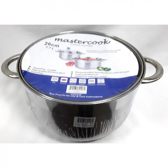 STAINLESS STEEL CASSEROLE 26CM CST032