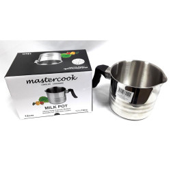 MASTERCOOK S/STEEL MILK POT 14CM        