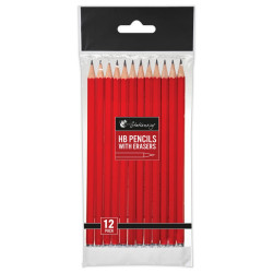 HB PENCIL W/ ERASERS  12PK   CW1079     