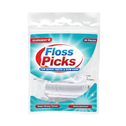 DENTAL FLOSS PICKS 50PK                 