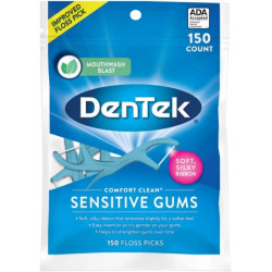 DENTEK SNSITIVE FLOSS PICKS 36s DNTK007           