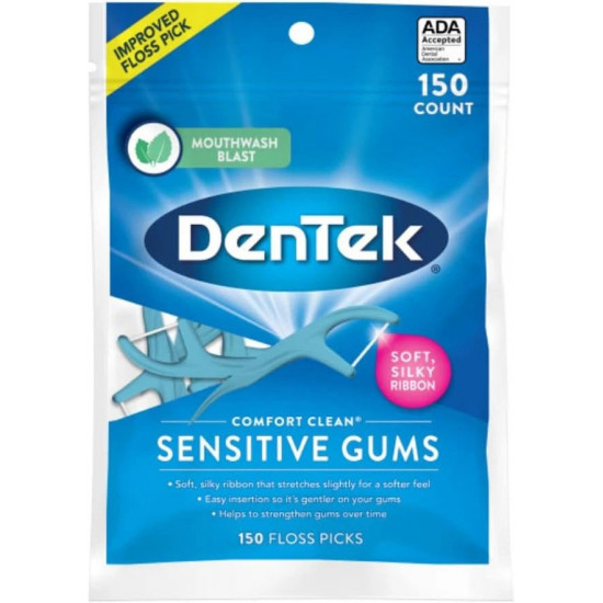 DENTEK SNSITIVE FLOSS PICKS 36s DNTK007