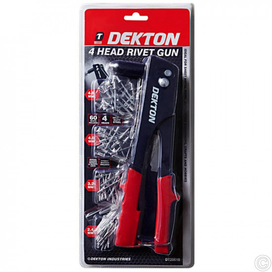 DEKTON 4 HEAD RIVET GUN   DT20610       