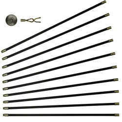 DEKTON 12PC DRAIN ROD SET DT30310       