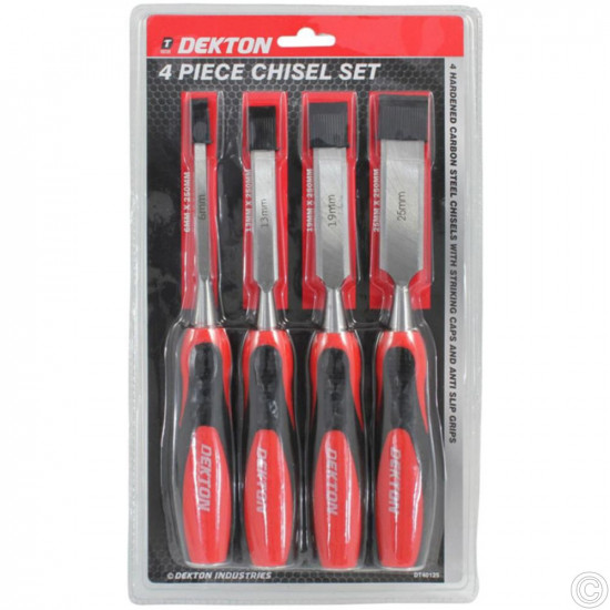 DEKTON 4PCS WOOD CHISEL SET  DT40125    