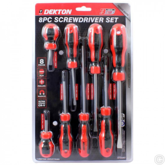 DEKTON 8PC SCREWDRIVER SET DT65267      