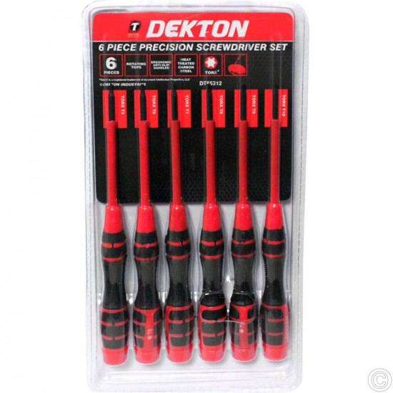 6PC PRECISION SCREWDRIVERS DT65312