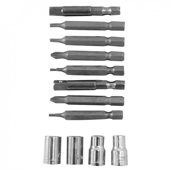 DEKTON 12PCS SOCKET & BIT SET DT65421   