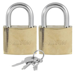 DEKTON 2PC KEYED ALIKE PADLOCK DT70141  