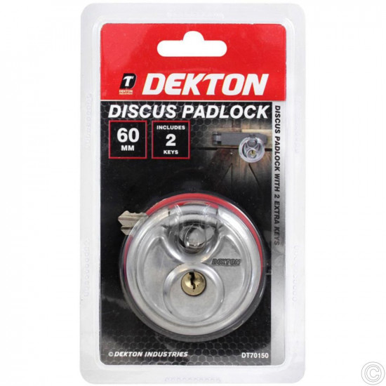 DEKTON DISCUS PADLOCK 60MM DT70150      