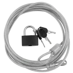 DEKTON SECURITY CABLE & LOCK DT70308    