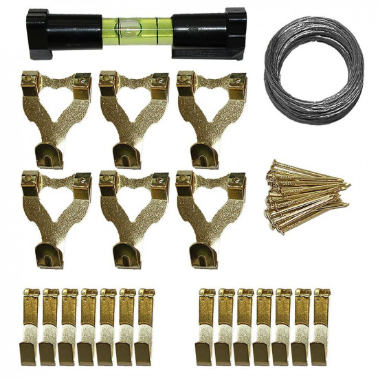 DEKTON 15PC PICTURE HANGING SET 70534   