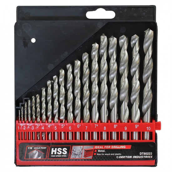 DEKTON 19PC HSS DRIL SET DT80222        