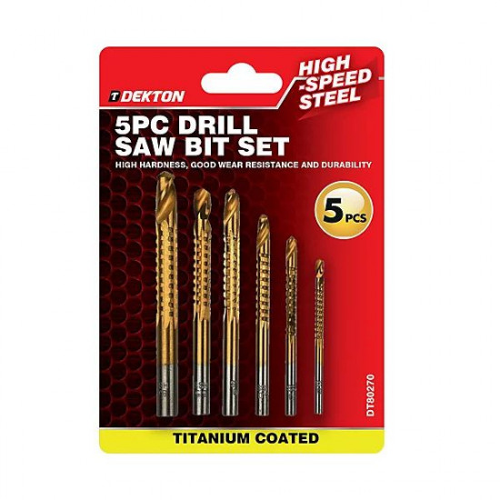 5PC DRILL SAW BIT SET  DT80270