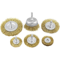 6PC ROTARY WHEEL & CUP BRUSH  DT80505   