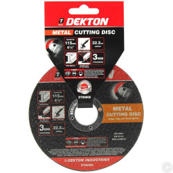 DEKTON 115MM CUTTING DISC METAL RAISED NORMAL