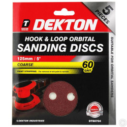 5ORBITAL SANDING DISC 60GRIT  DT80704   