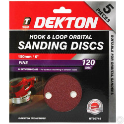 5ORBITAL SANDING DISC 120GRIT 80718     