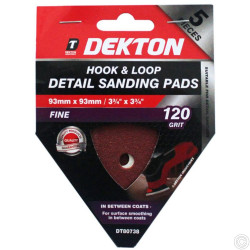 5DETAIL SANDING PADS 120 GRIT 80738