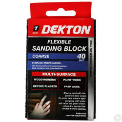 DEKTON FLEXIBLE SANDING BLOCK - COURSE - 40 G