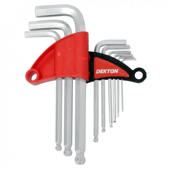 9PC BALL END SHORT HEX KEYS DT85511     