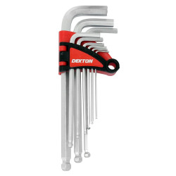 9PC LONG ARM HEX KEY SET DT85516        