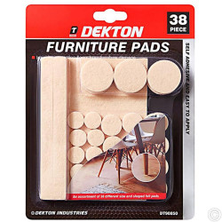 DEKTON 38PC FURNITURE PADS  DT90850     