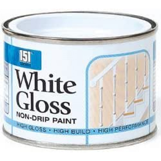 151 WHITE GLOSS NON-DRIP PAINT 180ML