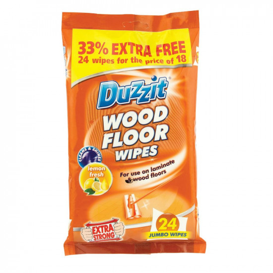 WOOD FLOOR WIPES 24PK