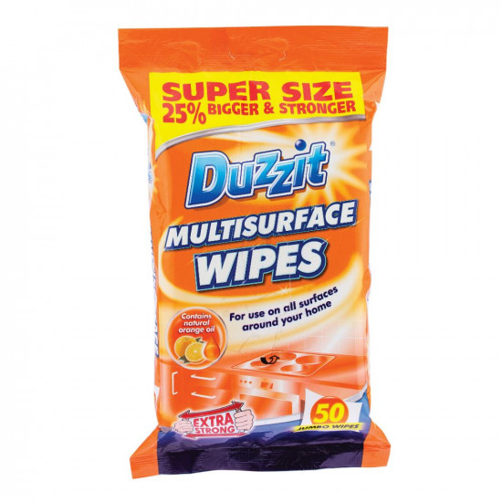 DUZZIT MULTI SURFACE 50PK  WIPES        