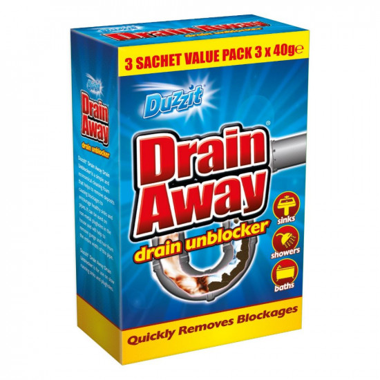DRAIN AWAY  3 X 40GR PACK               
