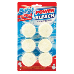 DUZZIT BLEACH TOILET BLOCK 6PK