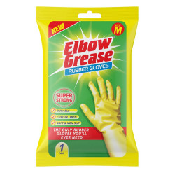 ELBOW GREASE RUBBER GLOVES M