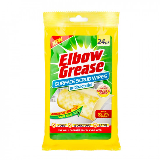 ELBOW GREASE SURFACE SCRUB WIPES 24s