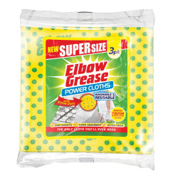 ELBOW GREASE SUPERSIZE CLOTH 3PK        