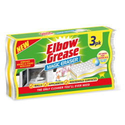 ELBOW GREASE MAGIC ERASER 3PK  EG44     