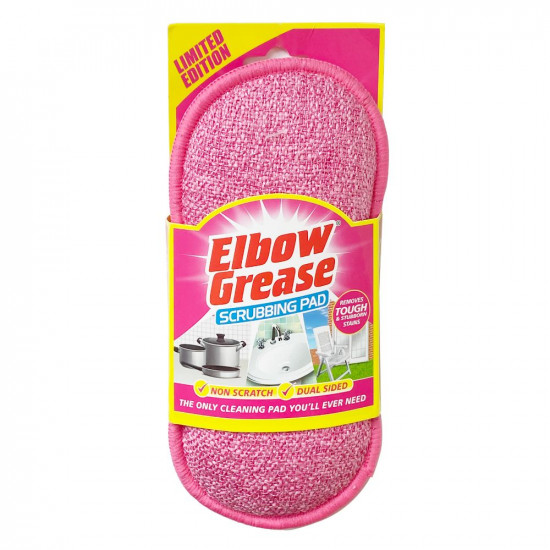 ELBOW GREASE PINK SCRUBBING PAD EG96