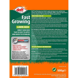 FAST GROWING LAWN SEED 500G *NO VAT*