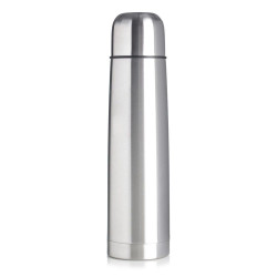 WILKO S/STEEL FLASK  1LTR               