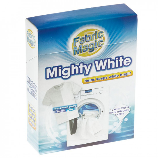 FABRIC MAGIC  MIGHTY WHITE  12 SHEETS