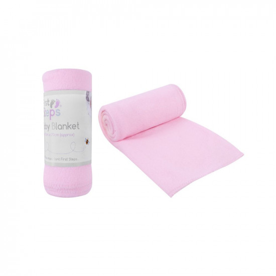 PINK BABY BLANKET 70x70CM FS685