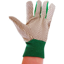 GREEN MENS COTTON POLKA GLOVES GGM1     