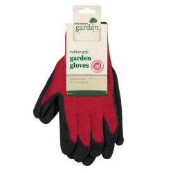 LARGE RUBBER GRIP GARDEN GLOVES         