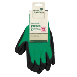 MEDIUM RUBBER GRIP GARDEN GLOVES        