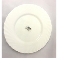 DINNER PLATE WHITE PORCELAIN GIR041     