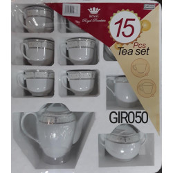 ROYAL PORCELAIN TEA SET 15PC ASST'D     