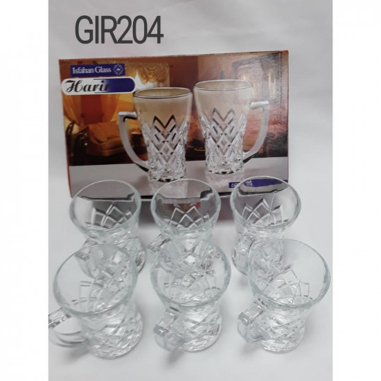 HARIR ISFAHAN GLASS SET 6PCS