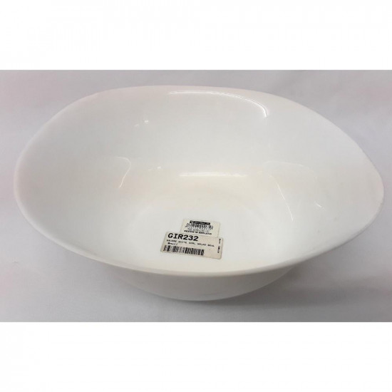 OPAL WHITE SQUARE SALAD BOWL GIR232
