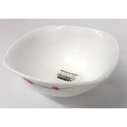 ROSE OPAL SQUARE BOWL 12CM   GIR247     