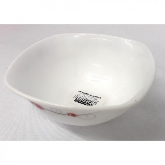ROSE OPAL SQUARE BOWL 12CM   GIR247     